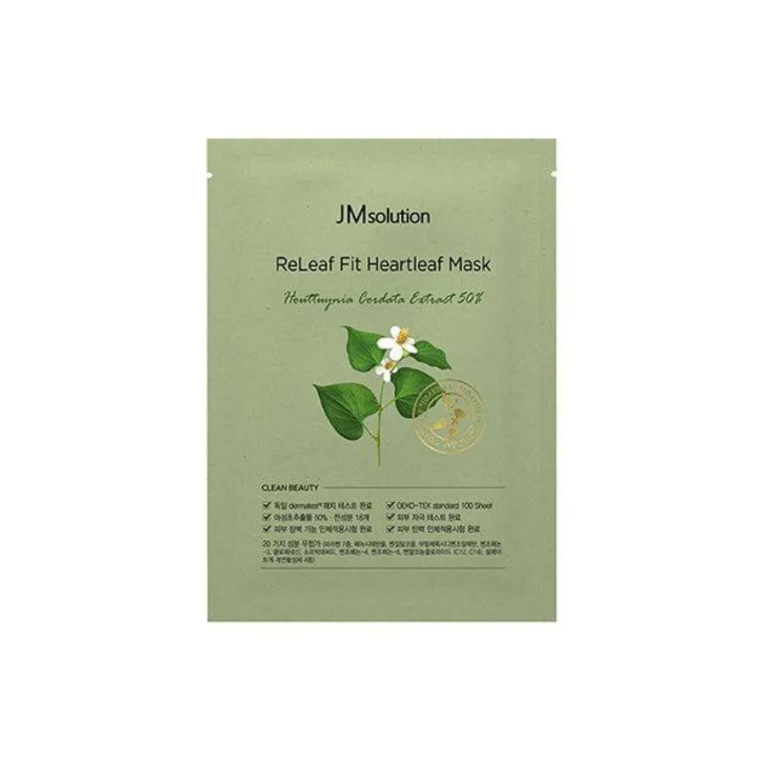 [JMSOLUTION] Releaf Fit Heartleaf Mask