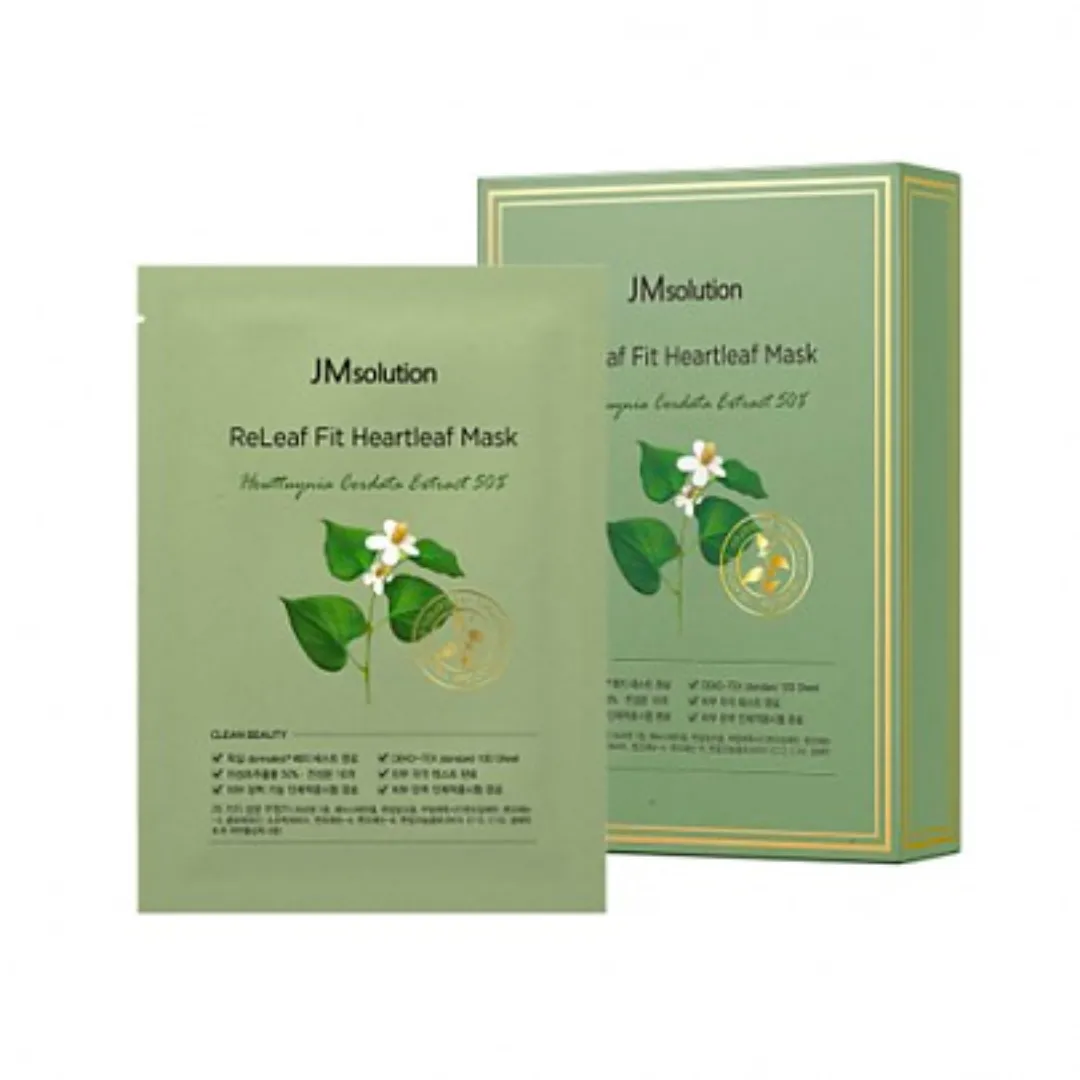 [JMSOLUTION] Releaf Fit Heartleaf Mask