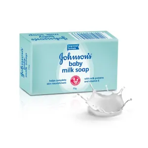 JOHNSONS BABY MILK SOAP WITH VITAMIN E 100G JN#10