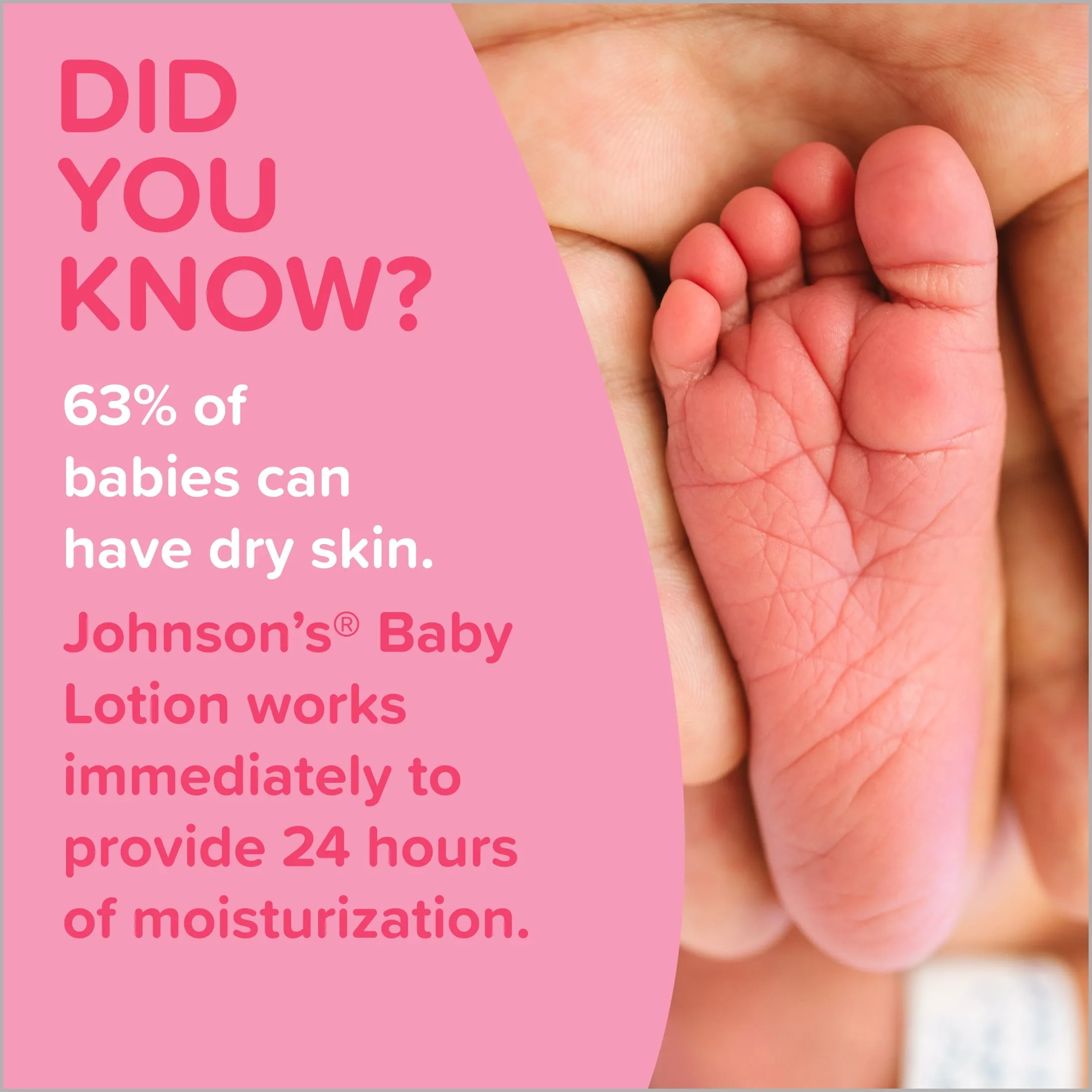 Johnson's Moisturizing Pink Baby Body Lotion with Coconut Oil, 27.1 oz