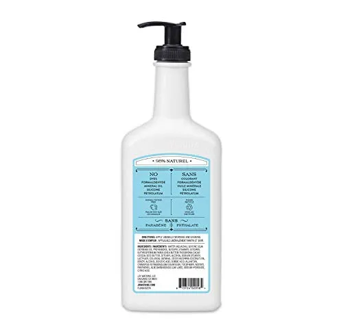 J.R. Watkins Fragrance Free Daily Moisturizing Lotion, Body Cream in Pump Dispenser, Hydrating Skin Cream Made with Shea Butter, Cocoa Butter, Coconut Oil & Vitamin E, 532 Milliliters