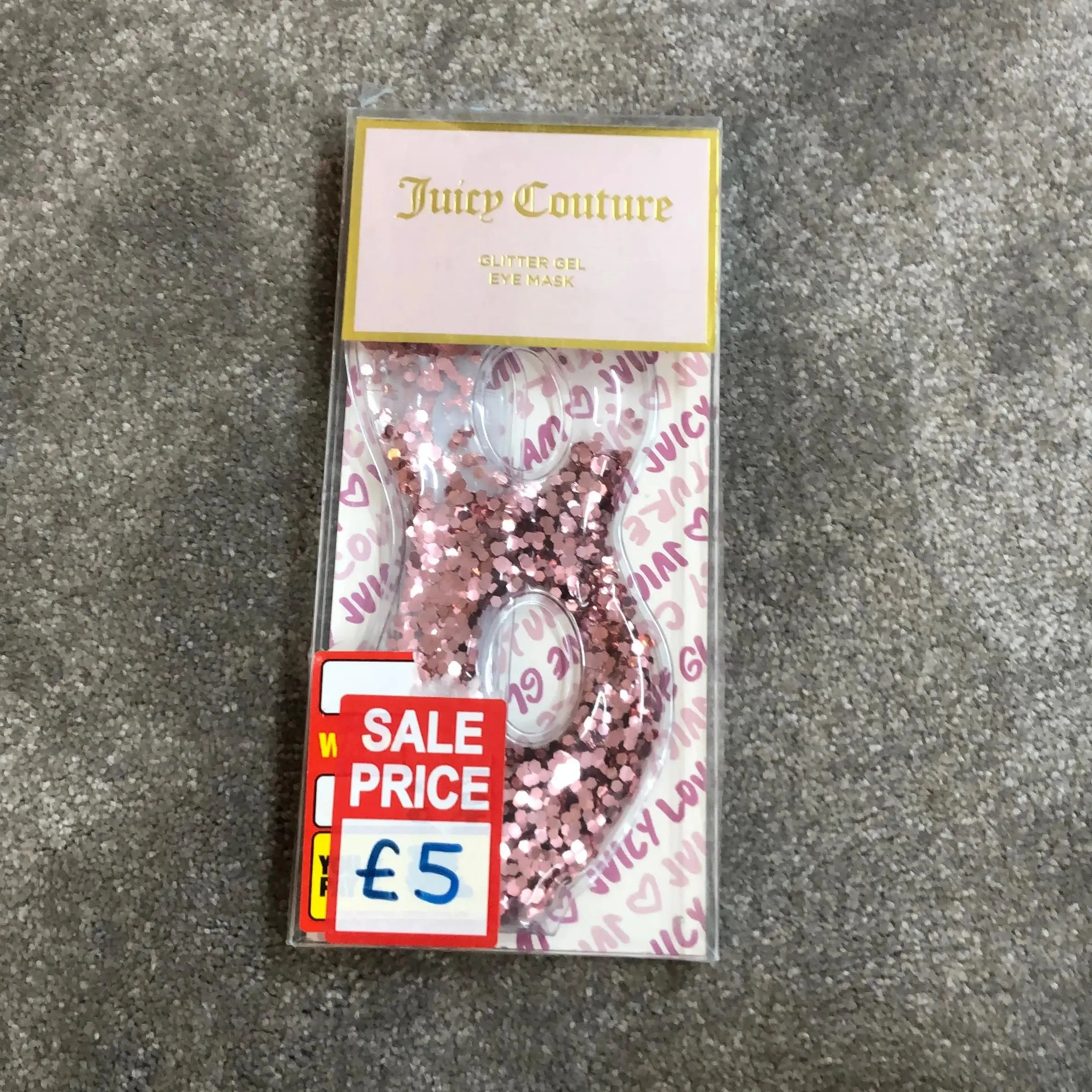 Juicy Couture Glitter Gel Eye Mask