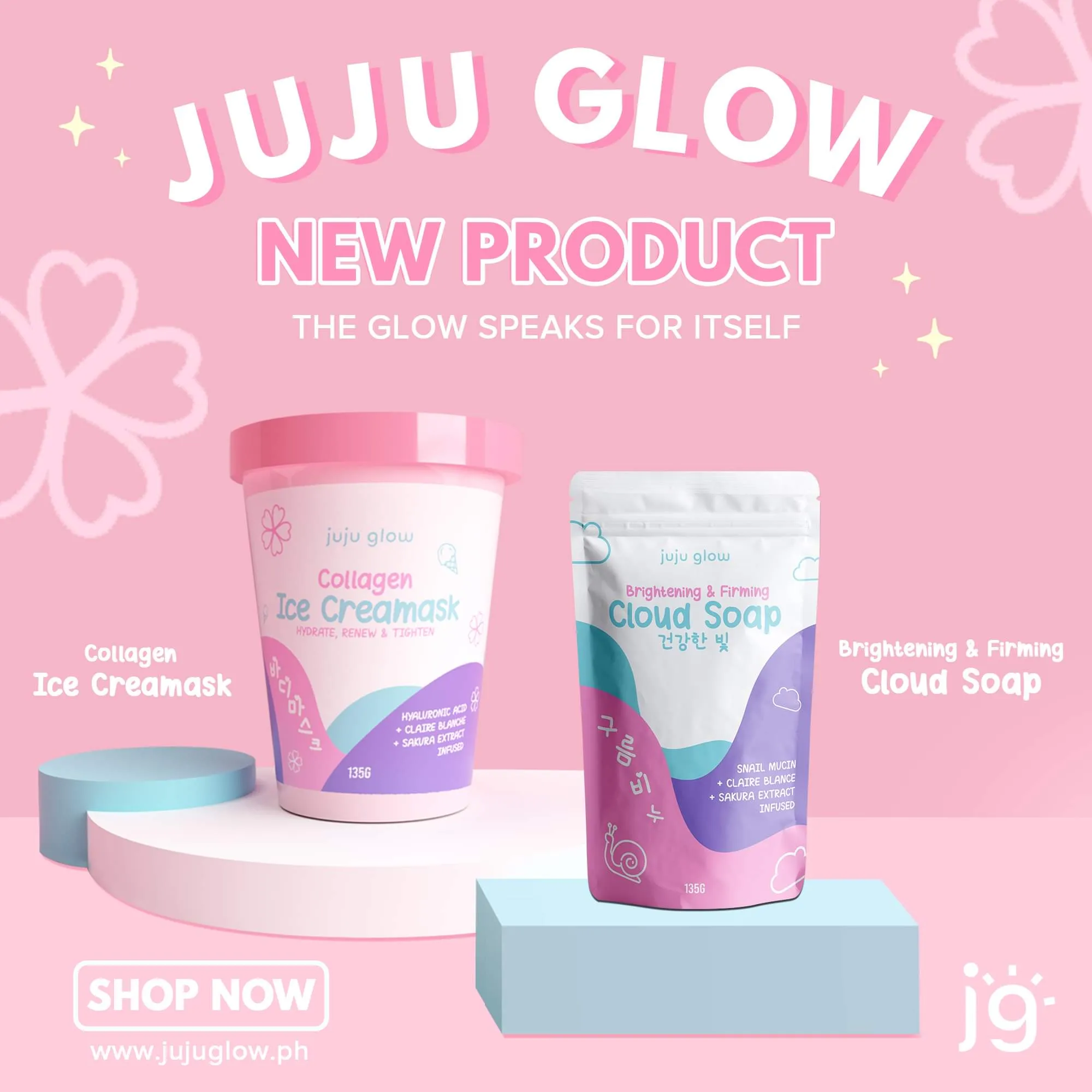 Juju Glow - Collagen Ice Creamask 135g