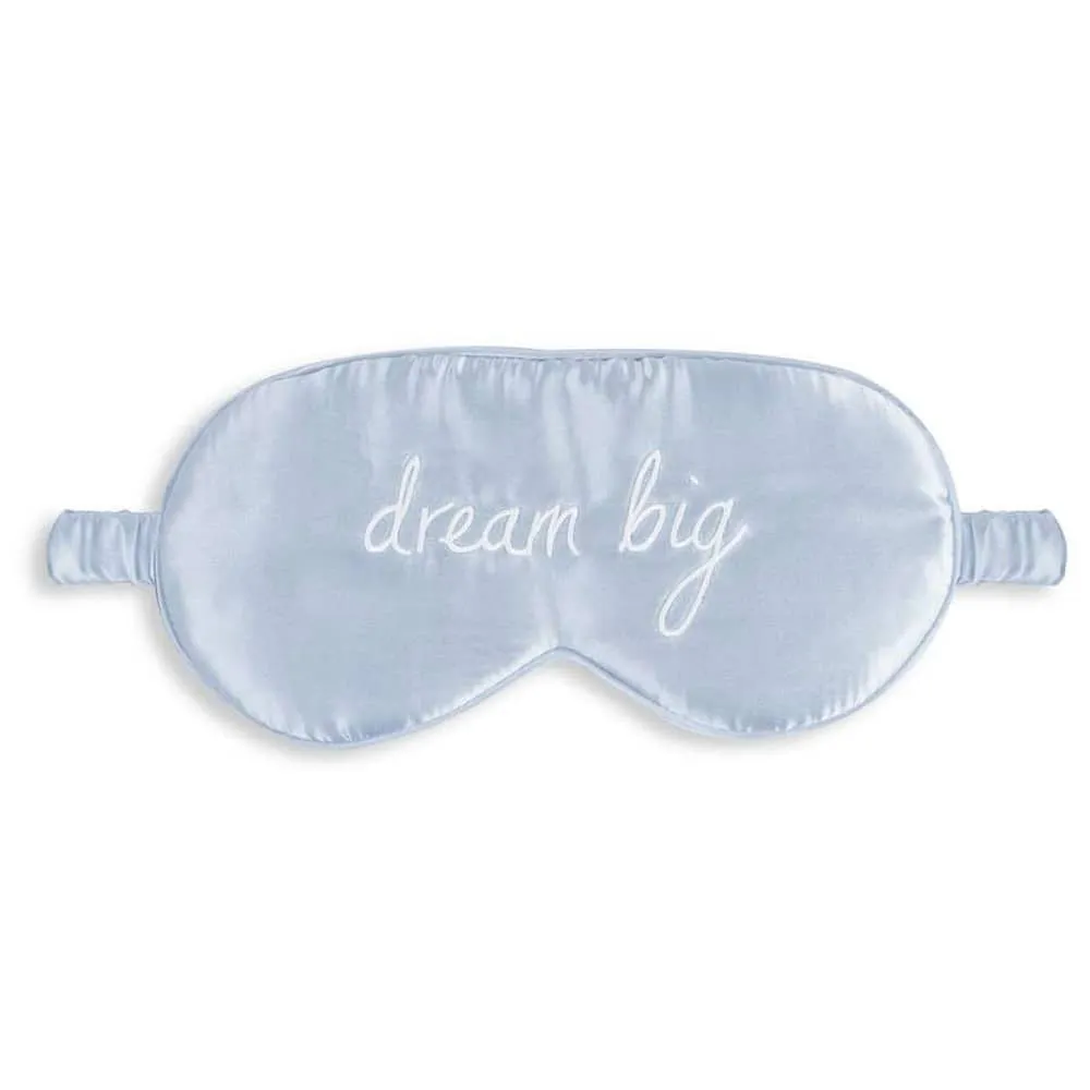 Katie Loxton Satin Eye Mask Dream Big Blue