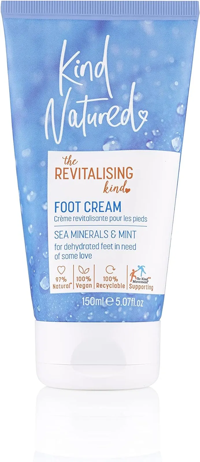 Kind Natured Revitalising Sea Minerals & Mint Foot Cream - 150ml