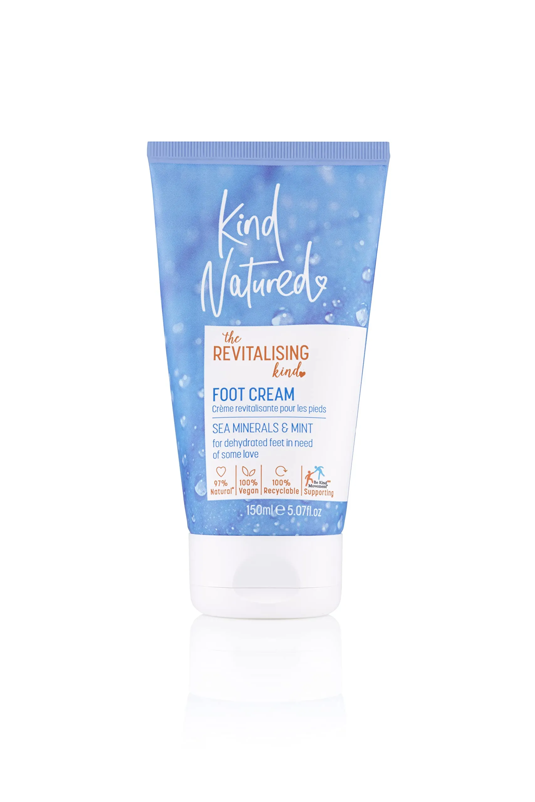 Kind Natured Revitalising Sea Minerals & Mint Foot Cream - 150ml