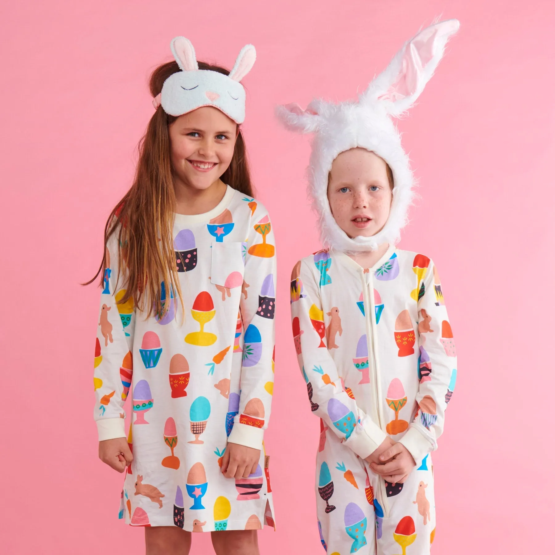 KIP & CO FLUFFY BUNNY SHERPA EYE MASK