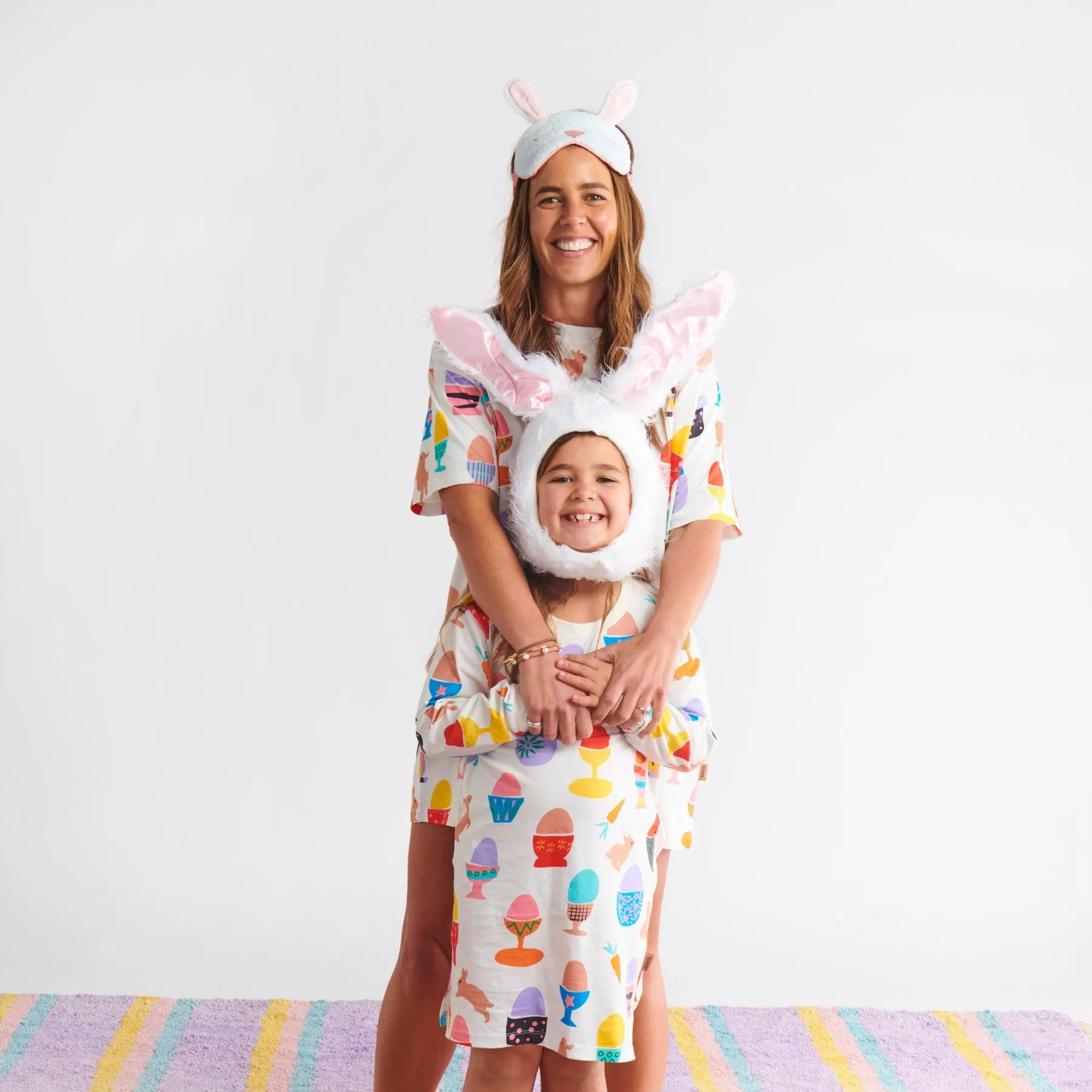 KIP & CO FLUFFY BUNNY SHERPA EYE MASK