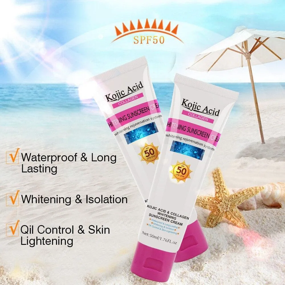 Kojic Acid Collagen Whitening Sunscreen Cream - 50ml