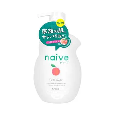 Kracie NAÏVE Body Wash Peach 530ml