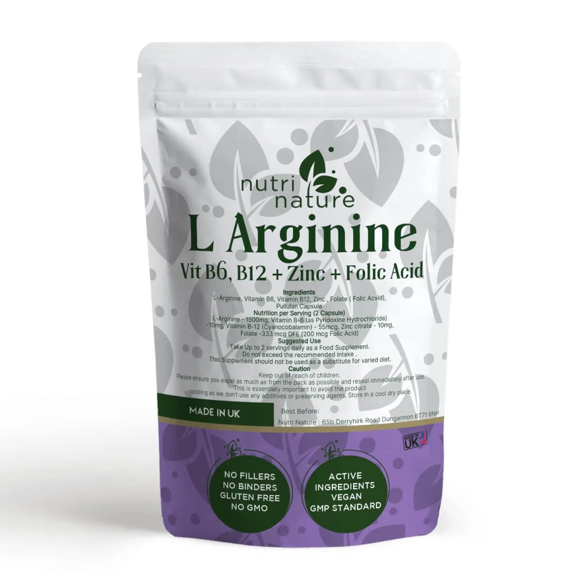 L Arginine 1500mg