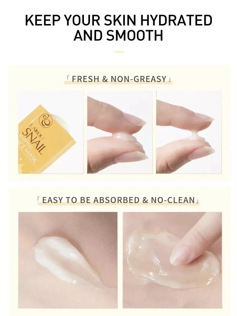 Laikou Snail Sleeping Face Mask (3g)