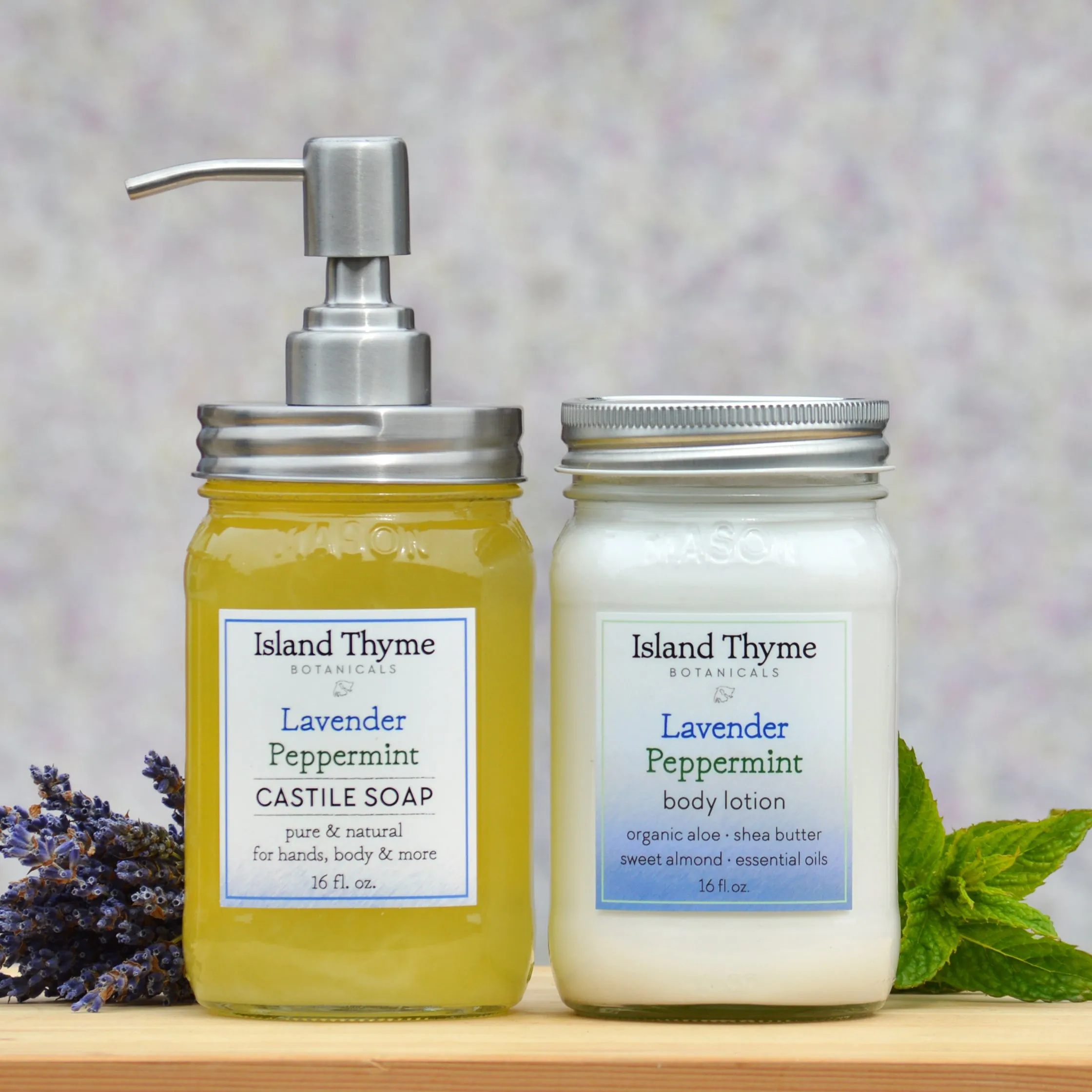 Lavender Peppermint Lotion   Soap Set