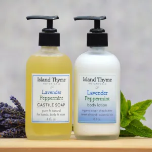 Lavender Peppermint Lotion   Soap Set