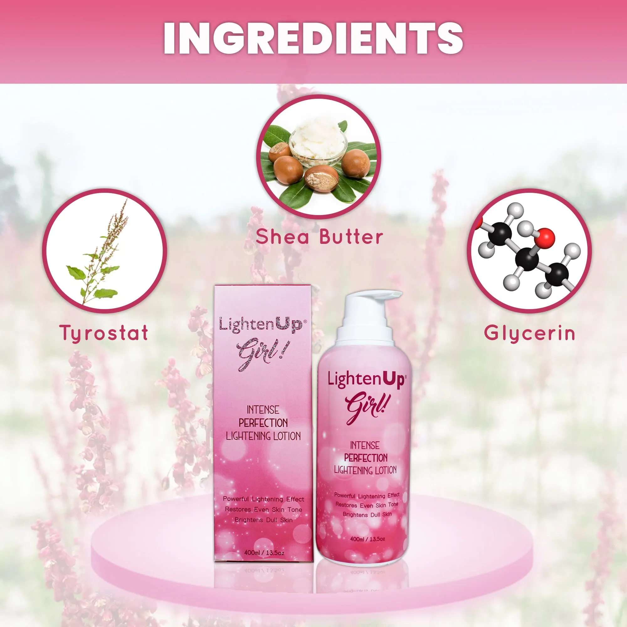 LightenUp Girl! Intense Perfection Lightening Lotion - 400ml / 13.5 Oz