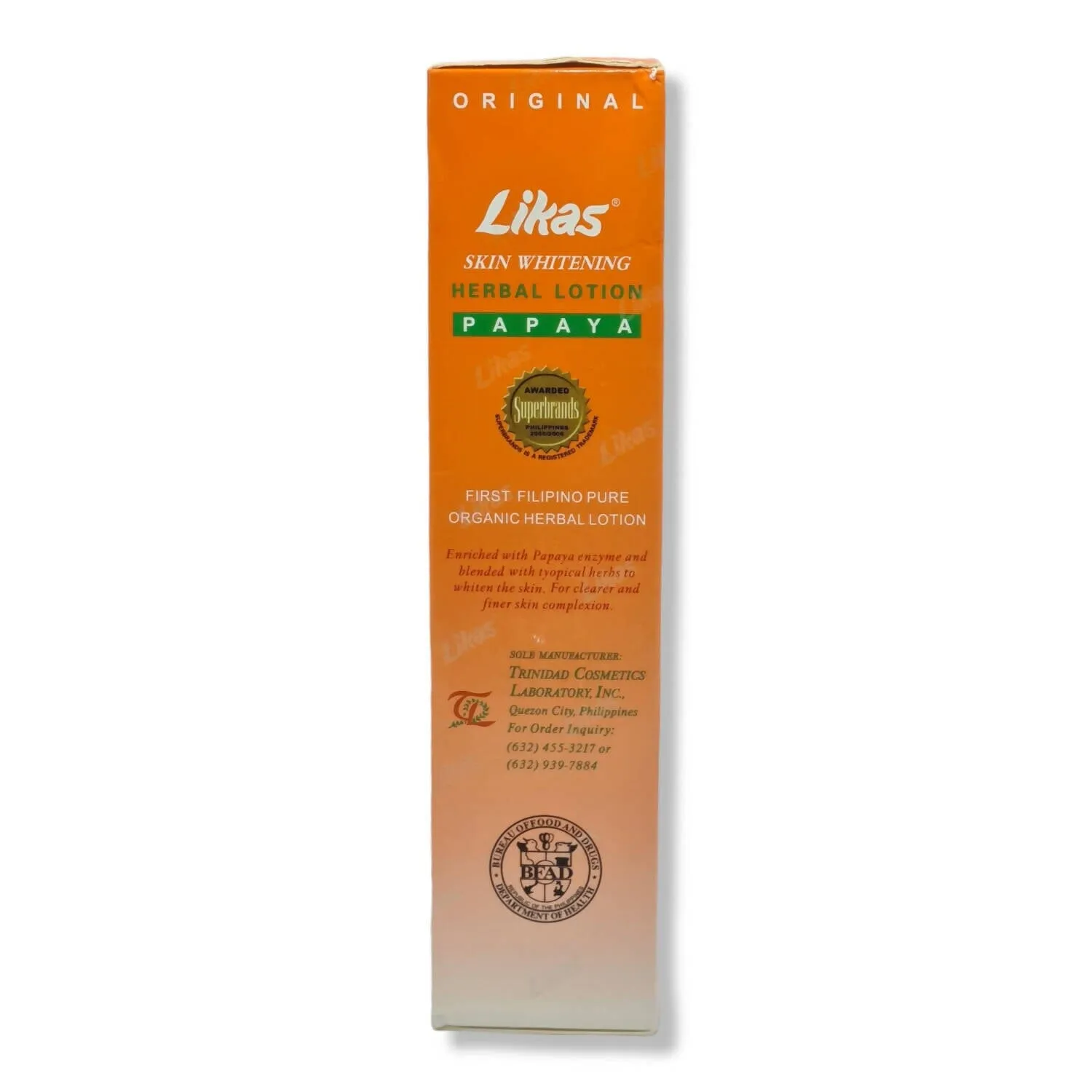 Likas Papaya Skin Whitening Herbal Lotion 300ml