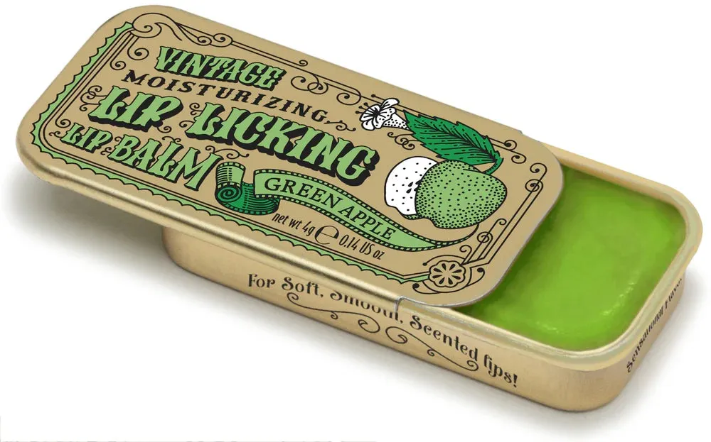 Lip Licking Lip Balm - Vintage Slider Tin