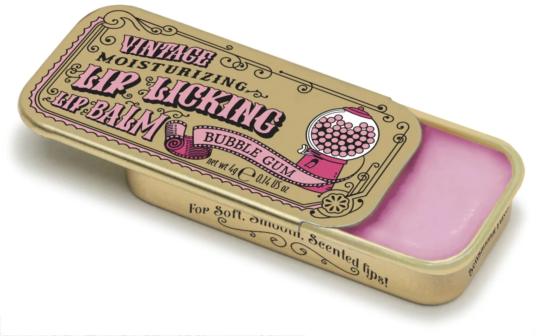 Lip Licking Lip Balm - Vintage Slider Tin