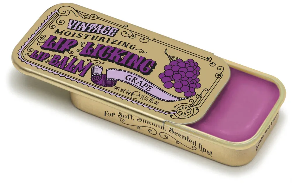 Lip Licking Lip Balm - Vintage Slider Tin