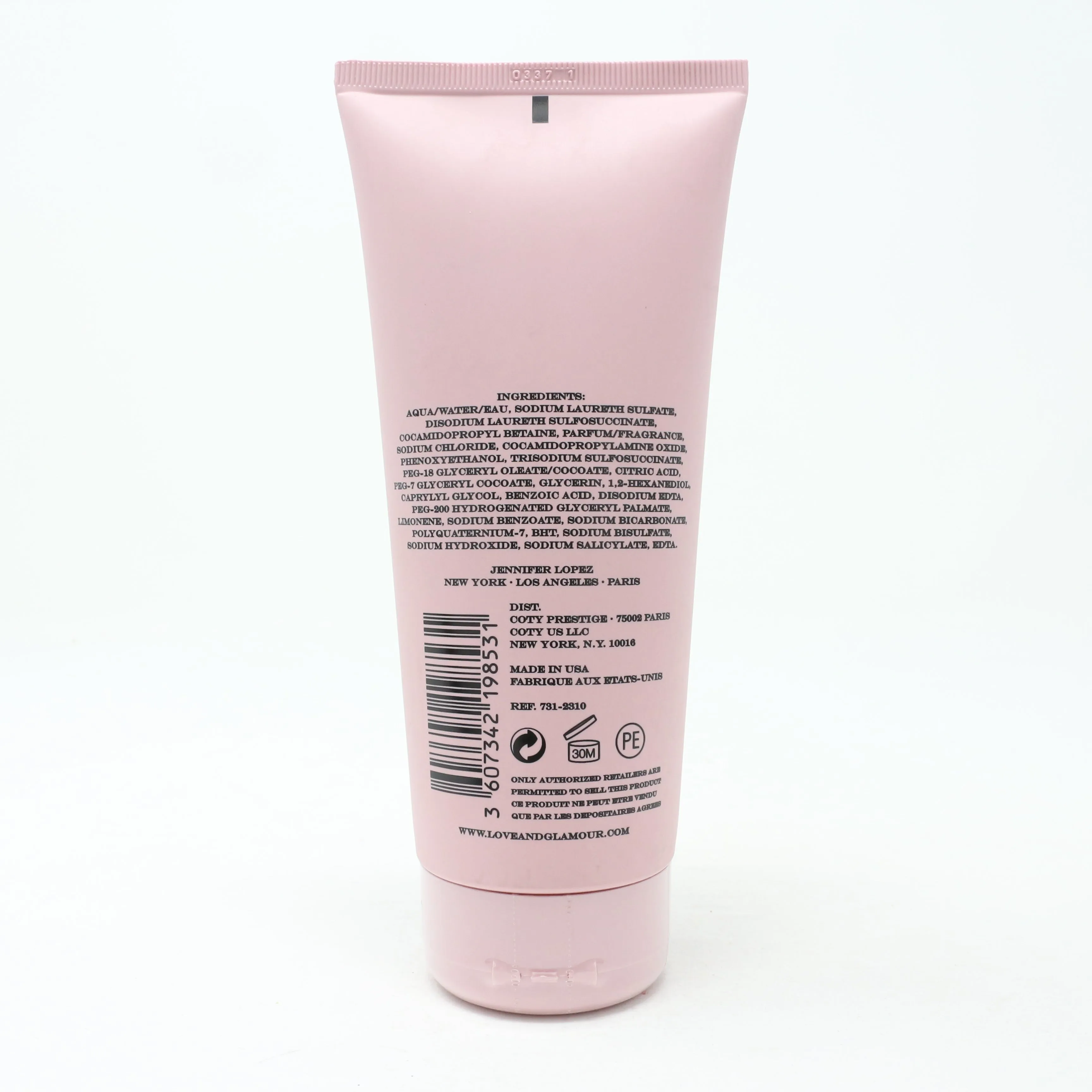 Love And Glamour 'Jennifer Lopez' Glamorous Shower Gel 6.7oz/200ml New