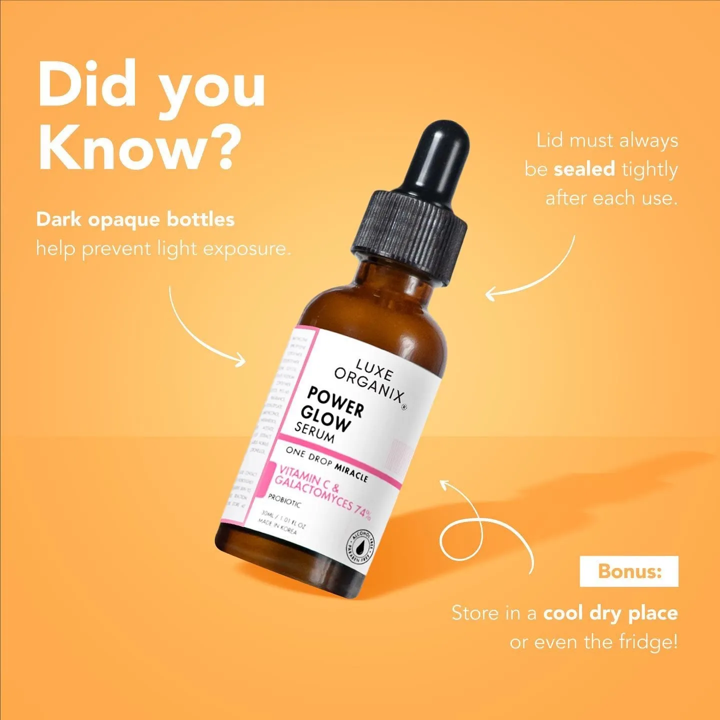 Luxe Organix Power Glow Serum Vitamin C 30ml