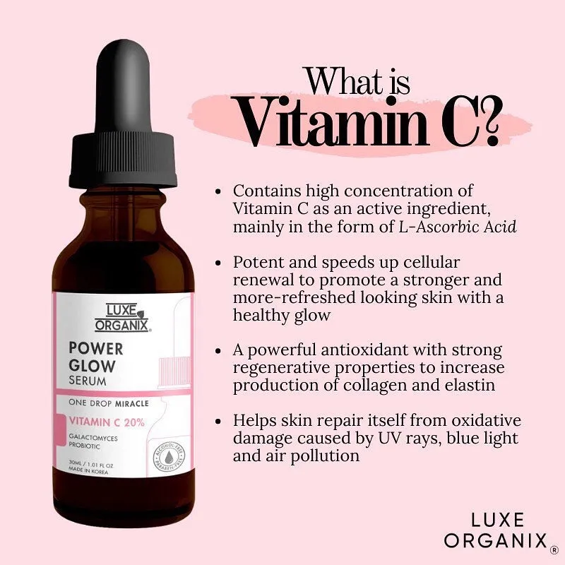 Luxe Organix Power Glow Serum Vitamin C 30ml