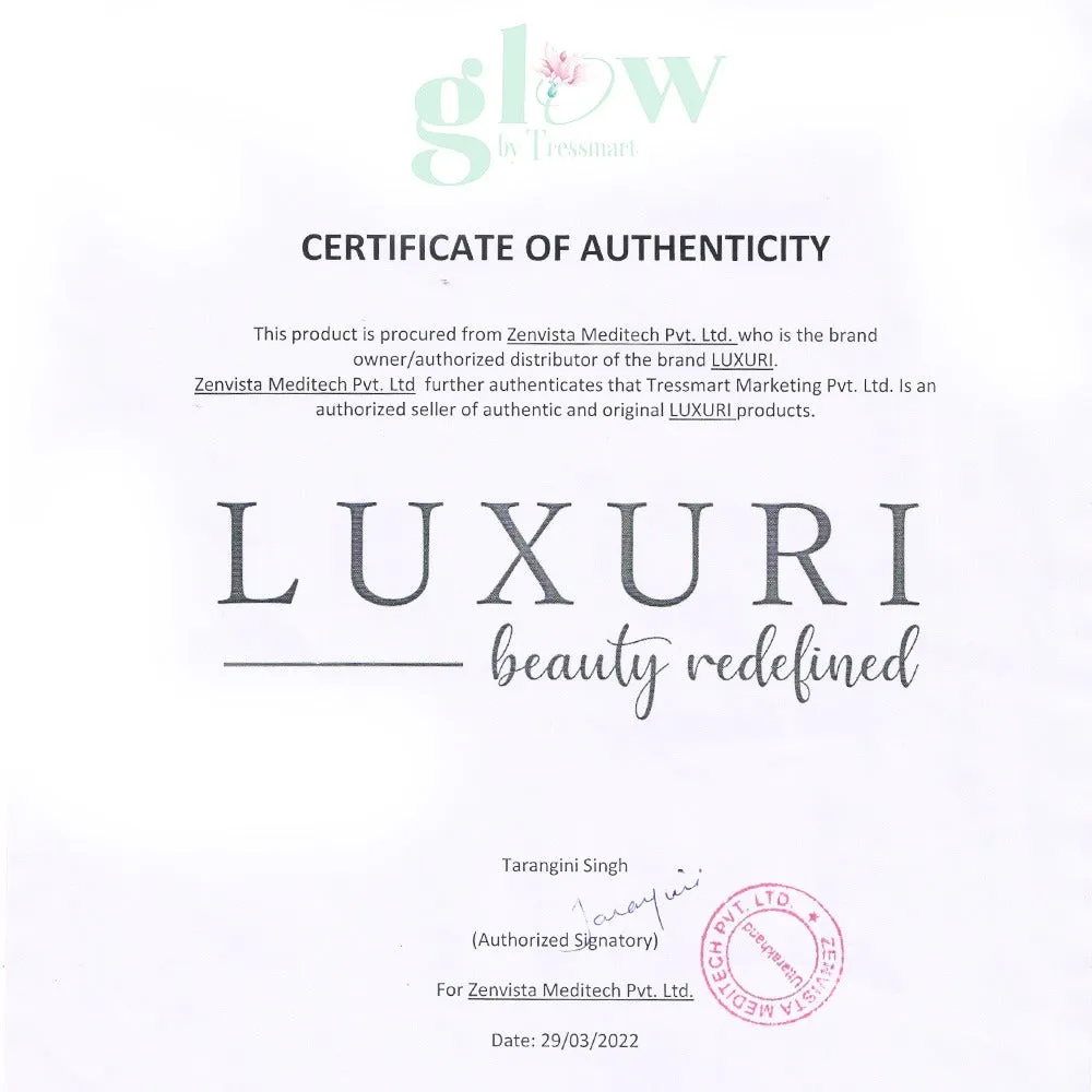 LUXURI Neck, Knee & Elbow Whitening Serum with Vitamin- C, Glutathione & Alpha Arbutin/Intimate Area Whitening 30ml