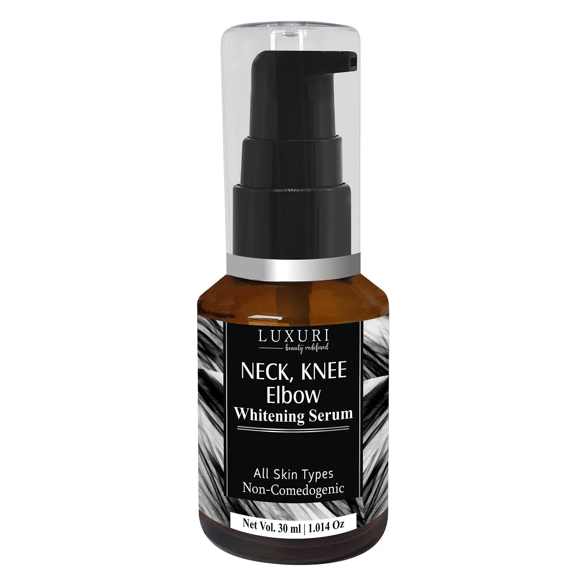 LUXURI Neck, Knee & Elbow Whitening Serum with Vitamin- C, Glutathione & Alpha Arbutin/Intimate Area Whitening 30ml