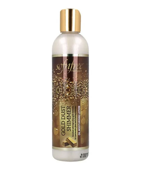 M And M Cosmetics Sof N Free Gold Dust Shimmer Oil Moisturizing Lotion