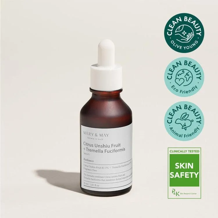 Mary&May Citrus Unshiu   Tremella Fuciformis Serum 30ml