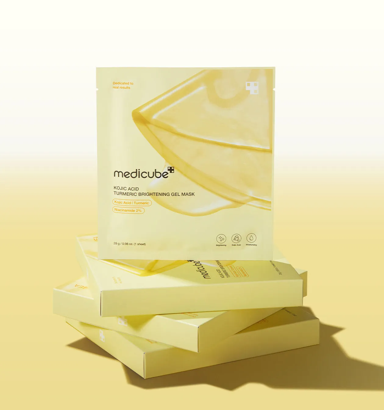 medicube Kojic Acid Turmeric Brightening Gel Mask x 4