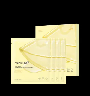 medicube Kojic Acid Turmeric Brightening Gel Mask x 4