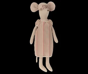 Medium Mouse in Nightgown