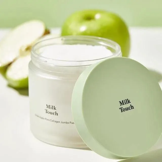 Milk Touch Green Apple Pore Collagen Jumbo Pad 60pcs 130ml