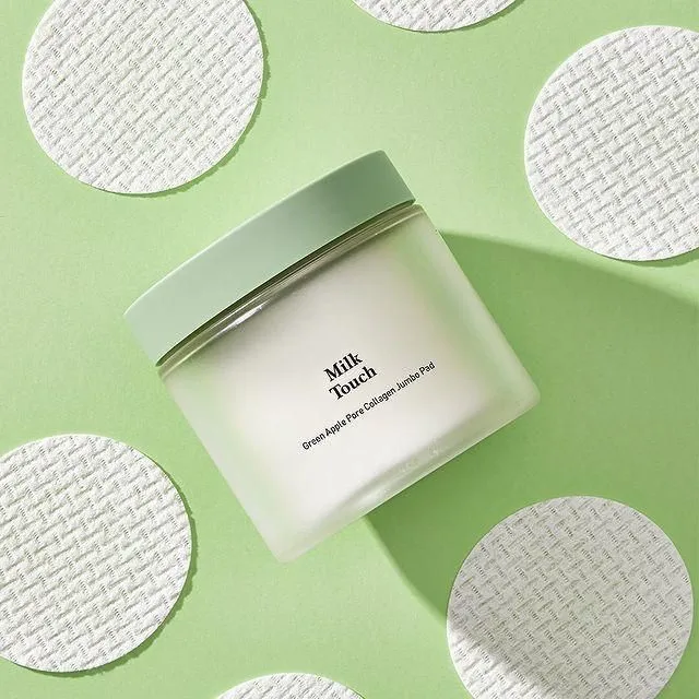 Milk Touch Green Apple Pore Collagen Jumbo Pad 60pcs 130ml