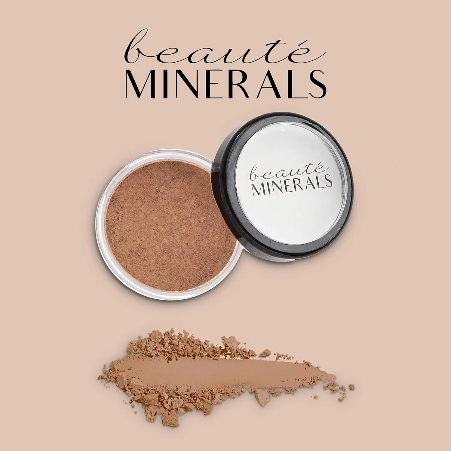 Mineral Blush Powder by Beaut Minerals | Gluten Free Pressed Powder Blush Makeup: Natural Makeup Contour, Blush and Highlighter Palette for Glowing Skin, Lip and Cheek Tint in Natural Radiance