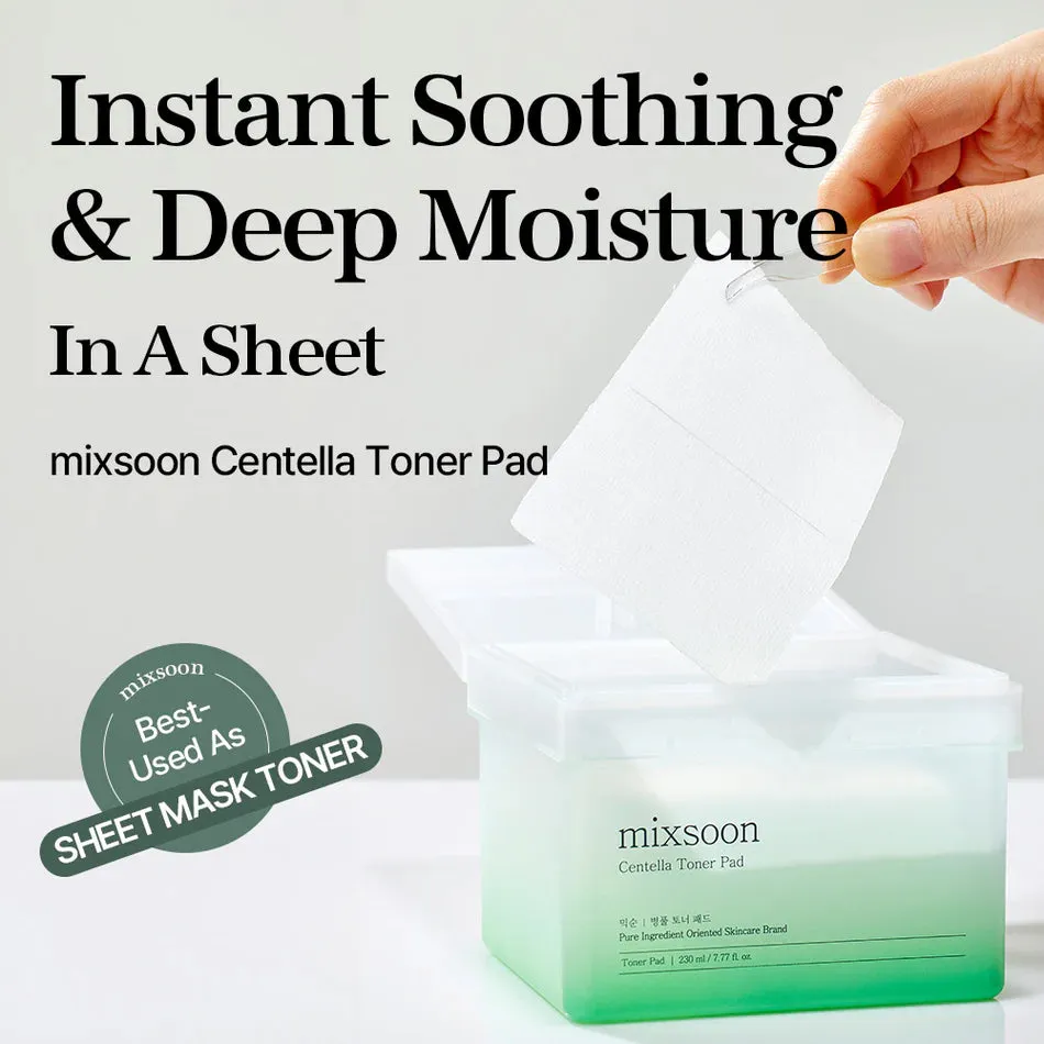 Mixsoon Centella Toner Pad *Limited Time Deal*