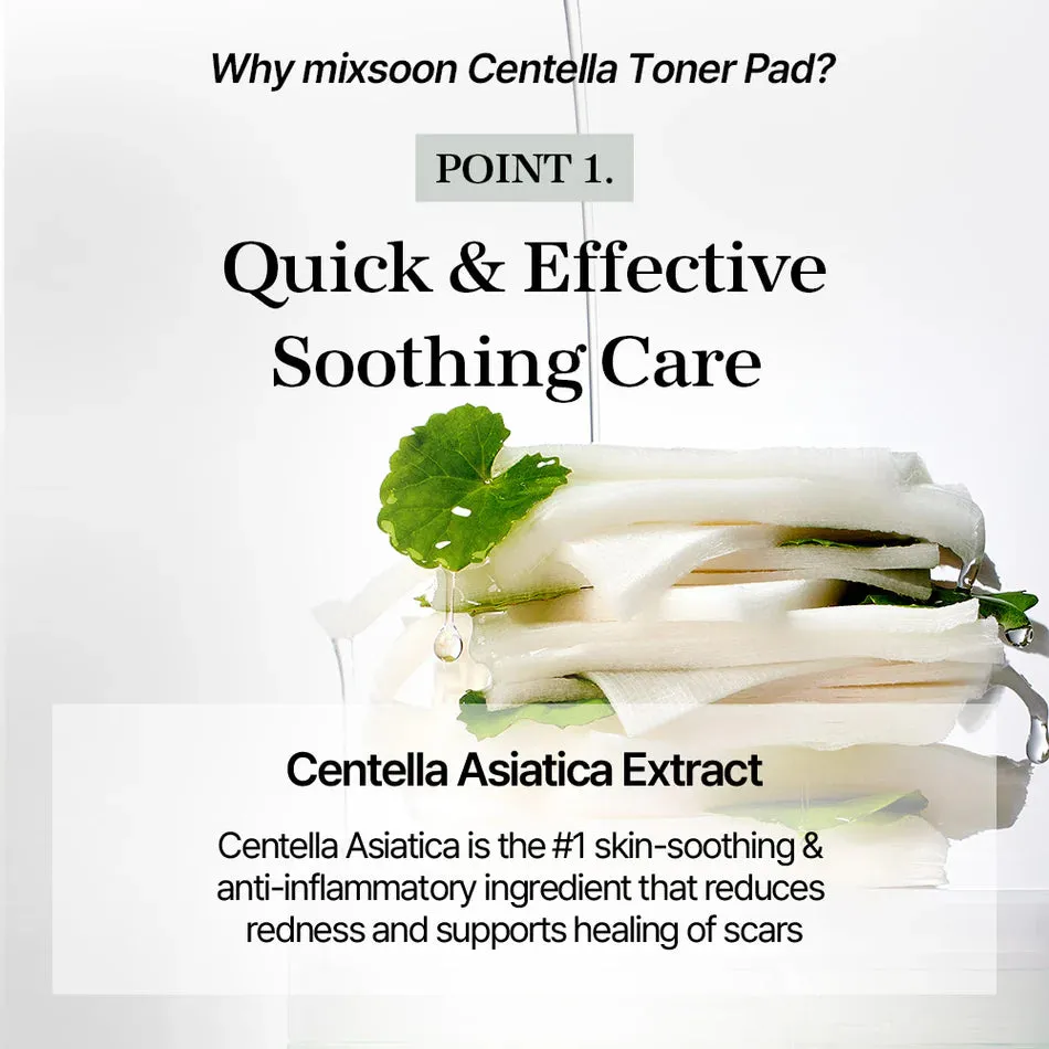Mixsoon Centella Toner Pad *Limited Time Deal*