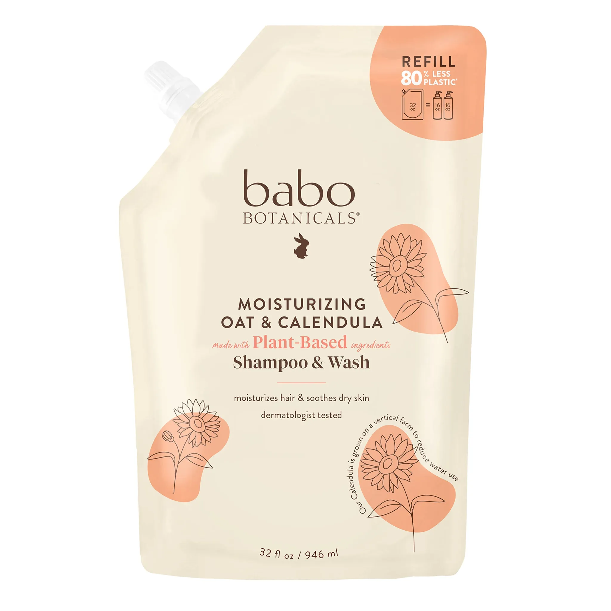 Moisturizing Oat & Calendula Shampoo & Wash