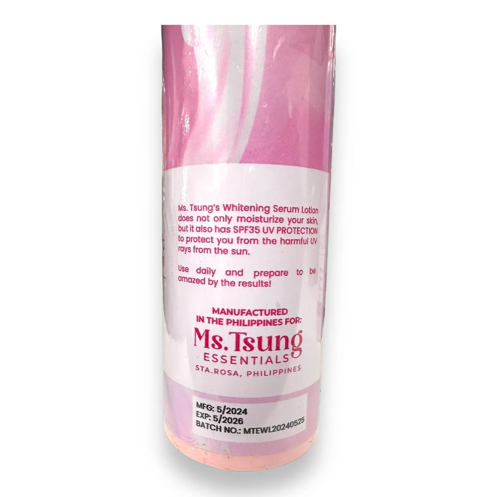 Ms. Tsung Essentials - 10X Whitening Serum Lotion SPF 30 - 250 ML