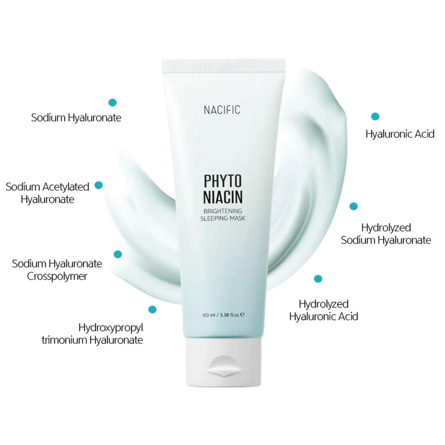 NACIFIC Phyto Niacin Brightening Sleeping Mask 100ml (5% Niacinamide)