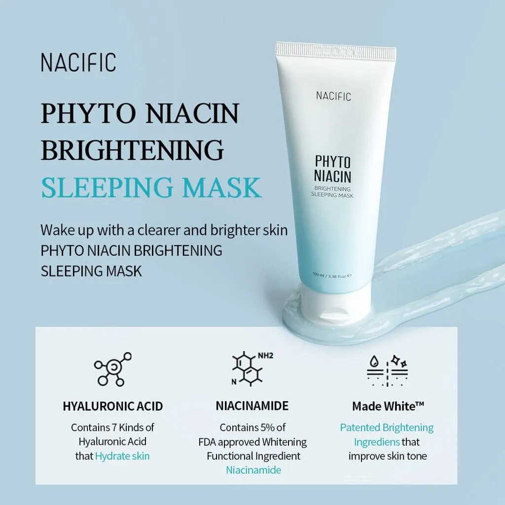 NACIFIC Phyto Niacin Brightening Sleeping Mask 100ml (5% Niacinamide)