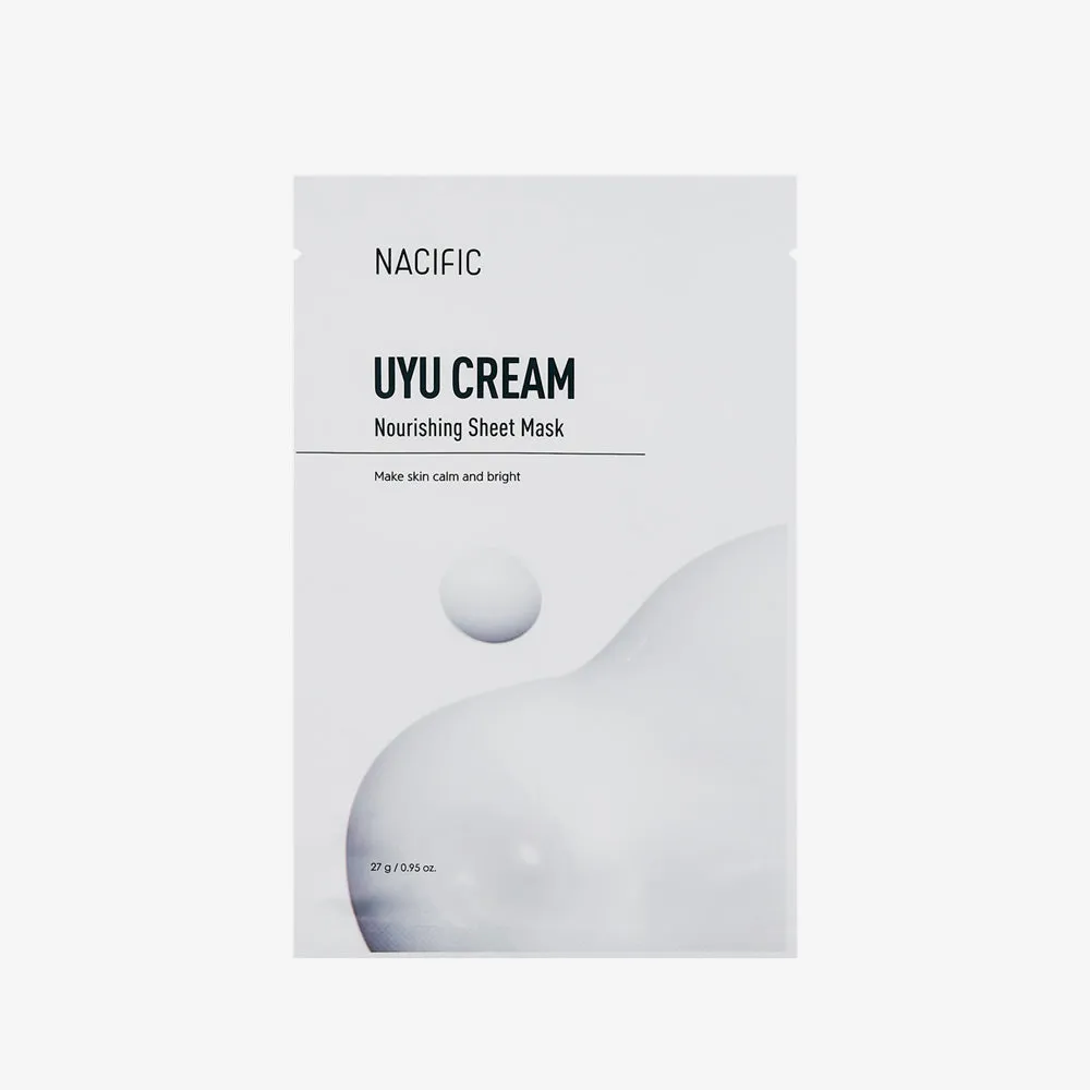 Nacific Uyu Cream Nourishing Sheet Mask