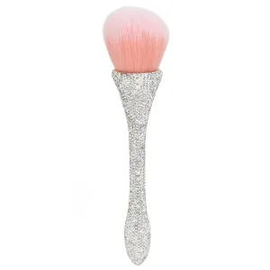 Nail Dust Cleansing Brush Soft Nylon Hair Comfortable Grip Prevent Deformation Loose Powder Brush