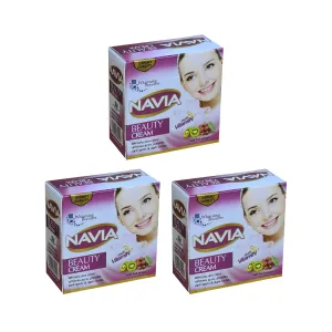 Navia Beauty Cream for Women 28g - Pack Of 3