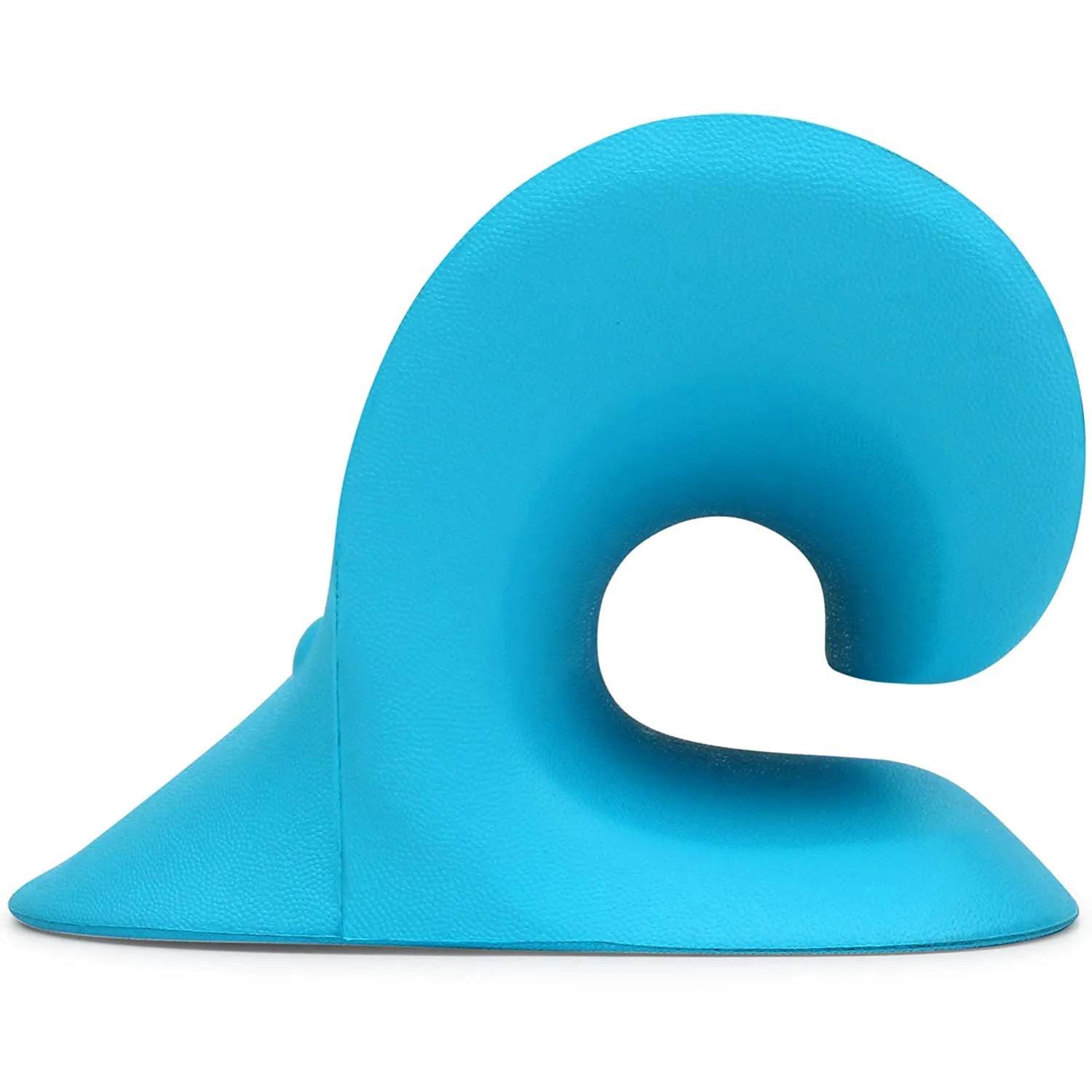 Neck and Shoulder Relaxer, Cervical Traction Device for TMJ Pain Relief and Cervical Spine Alignment, Chiropractic Pillow Neck Stretcher(Blue)