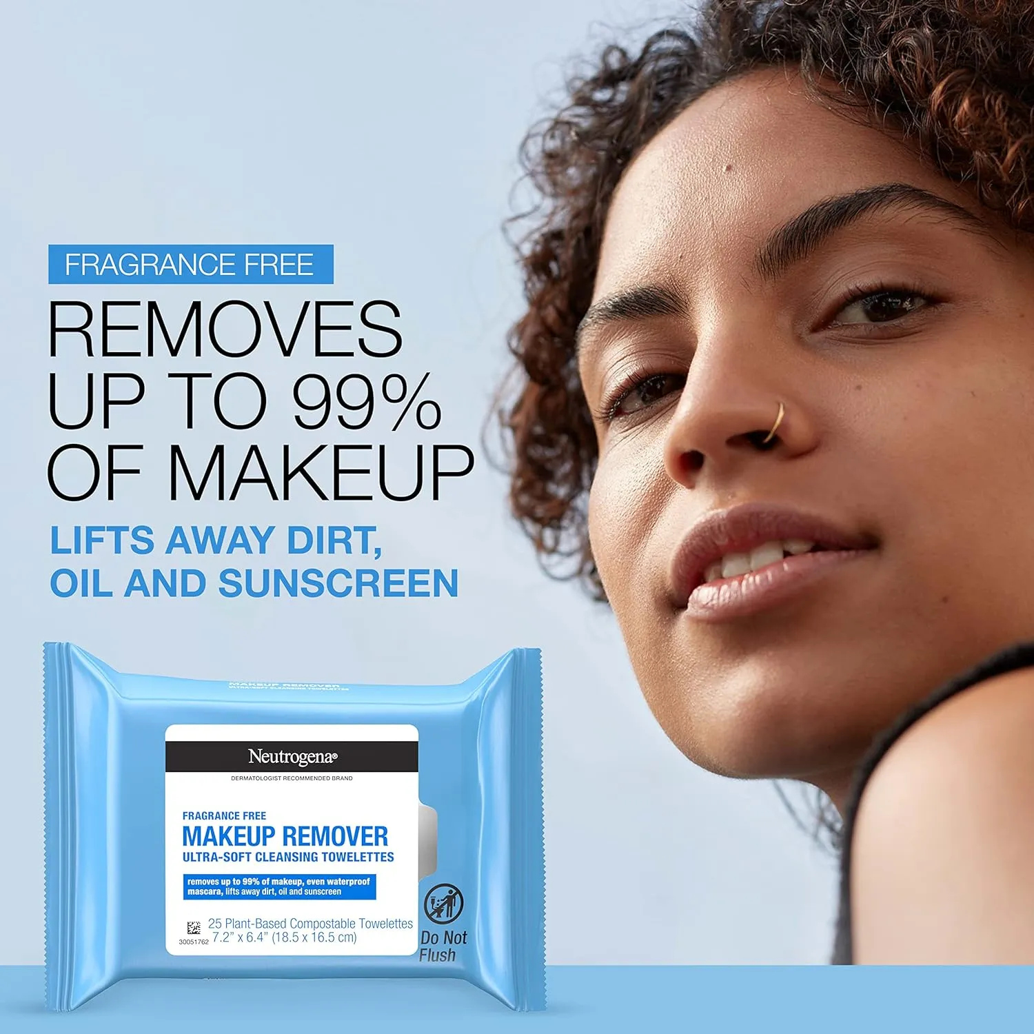 Neutrogena - Cleansing Fragrance Free Makeup Remover Face Wipes
