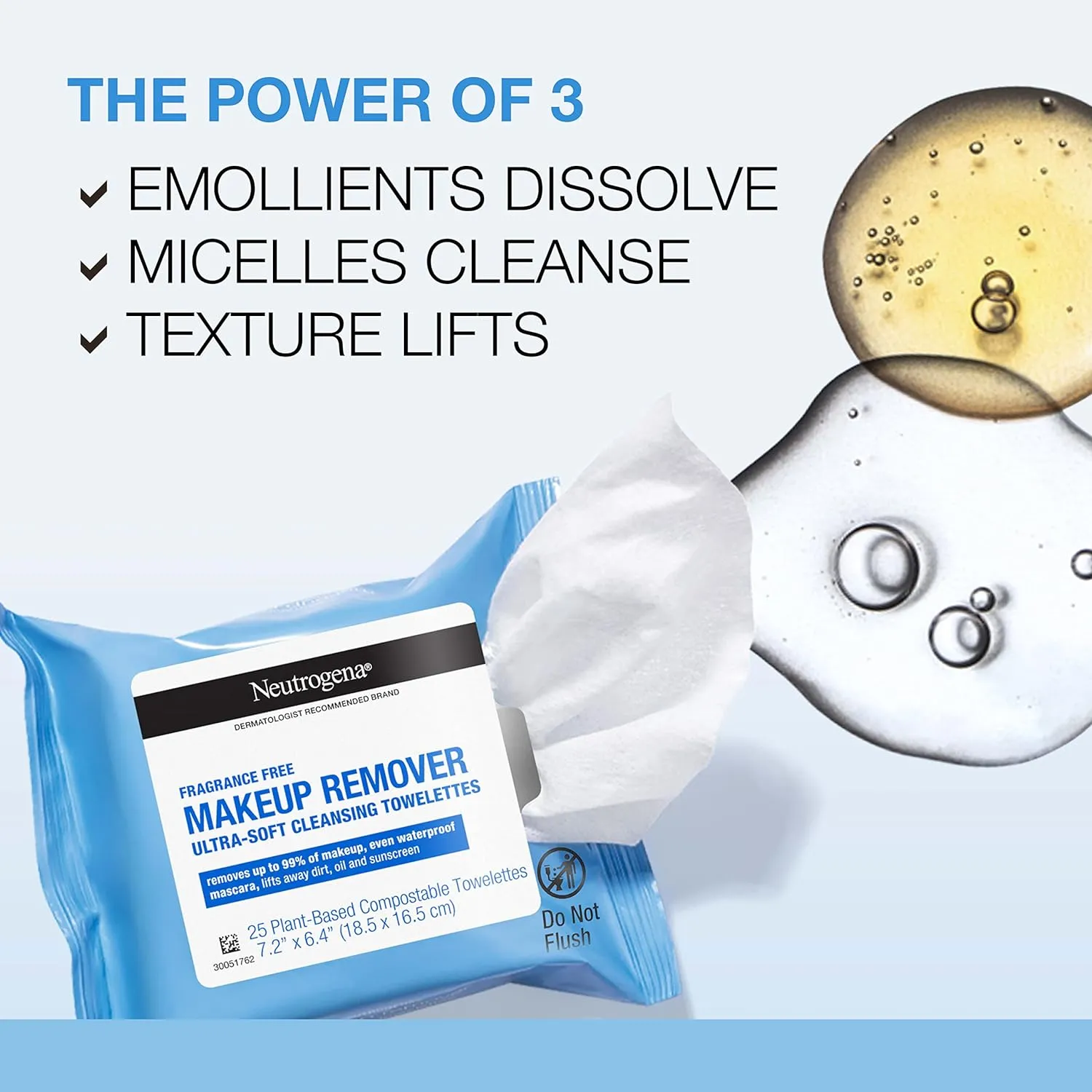 Neutrogena - Cleansing Fragrance Free Makeup Remover Face Wipes
