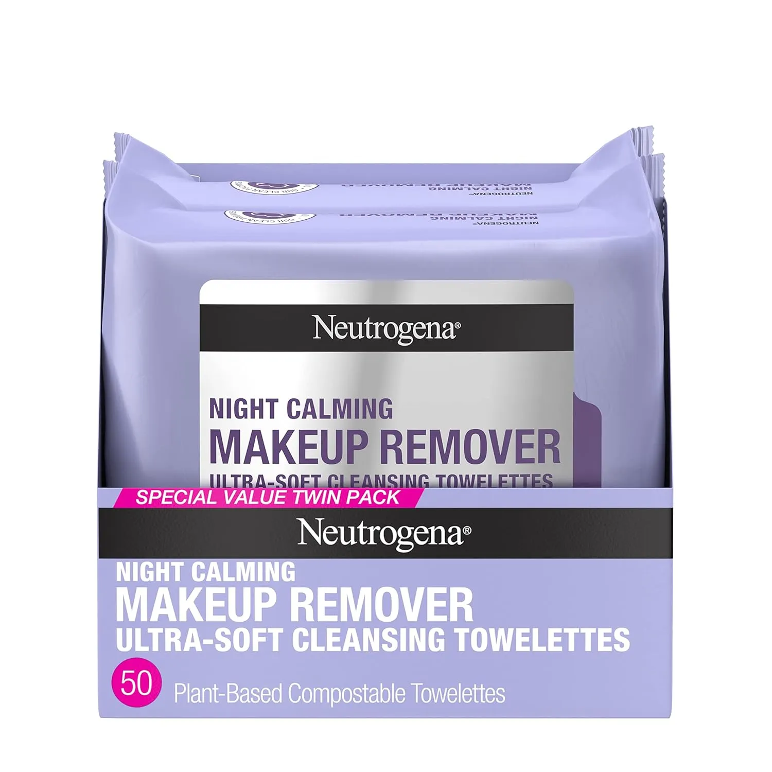 Neutrogena Makeup Remover Night Calming Cleansing  Wipes