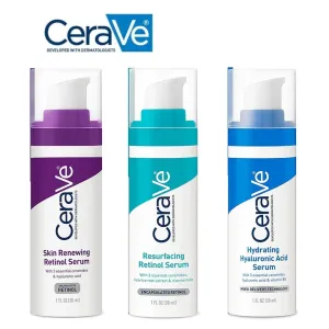 New CeraVe Resurfacing Retinol Serum Skin Renewing Retinol Serum Moisturizing Repairing Hydrating Hyaluronic Acid Serum 30ML